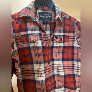 Abercrombie flannel, kids S